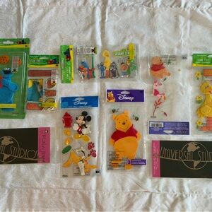 Lot VTG Stickers Sesame Street Disney 2005